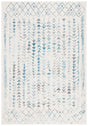Safavieh Tulum 4'-0" x 6'-0" Rug in Ivory / Turquoise