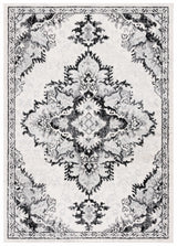 Safavieh Tulum 4'-0" x 6'-0" Rug in Ivory / Black