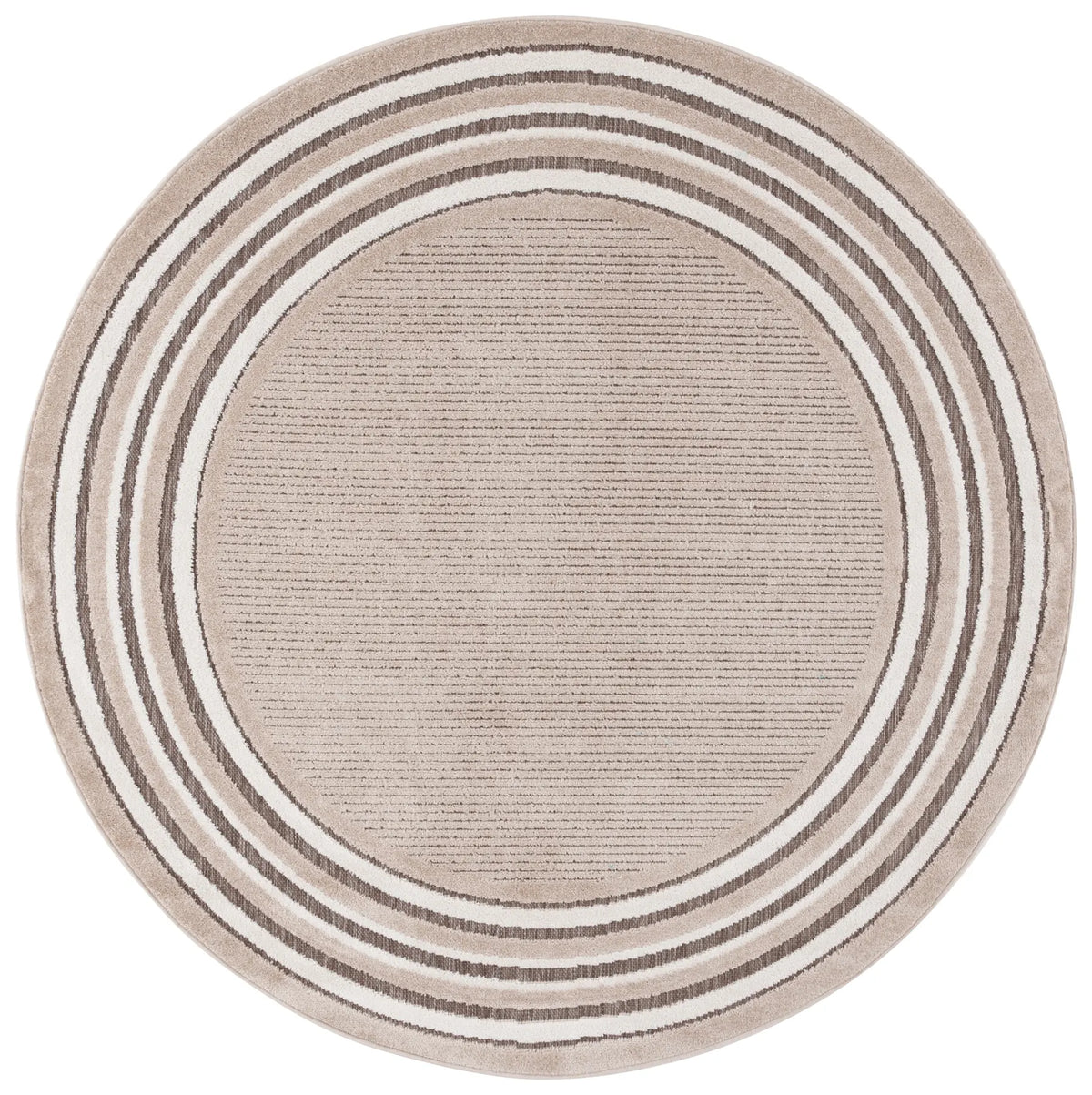 Safavieh Cabana 6'-7" x 6'-7" Rug in Beige / Ivory