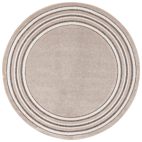 Safavieh Cabana 6'-7" x 6'-7" Rug in Beige / Ivory