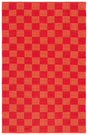 Safavieh Striped Kilim 4'-0" x 6'-0" Rug in Red / Rust