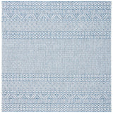 Safavieh Courtyard 6'-7" x 6'-7" Rug in Blue / Navy