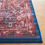 Safavieh Tucson 4'-0" x 6'-0" Rug in Navy / Rust