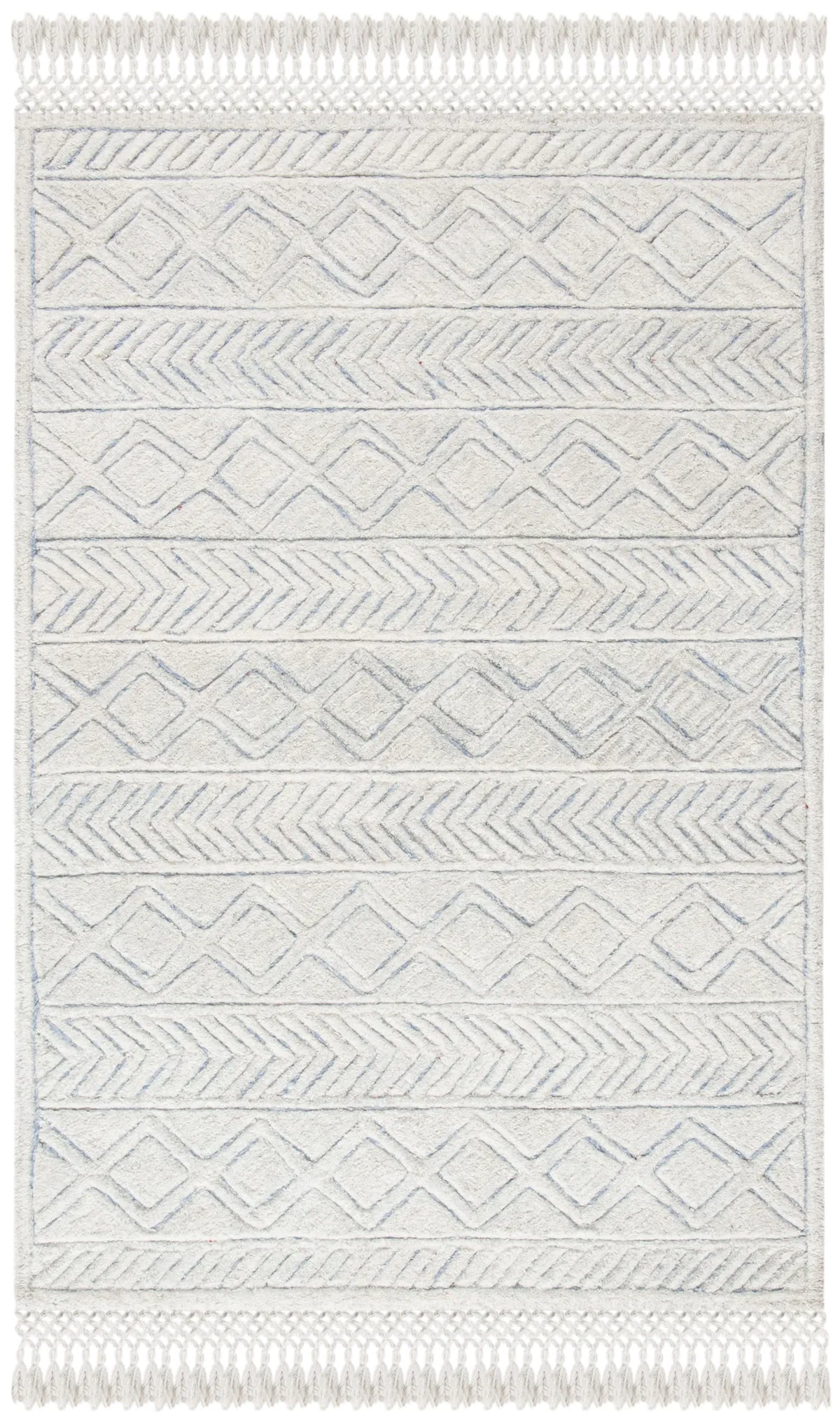 Safavieh Casablanca 4'-0" x 6'-0" Rug in Ivory / Blue