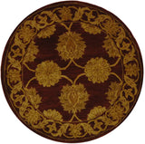 Safavieh Heritage 3'-6" x 3'-6" Rug in Maroon