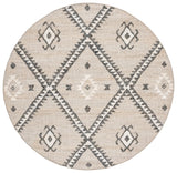 Safavieh Kilim 7'-0" x 7'-0" Rug in Grey / Black