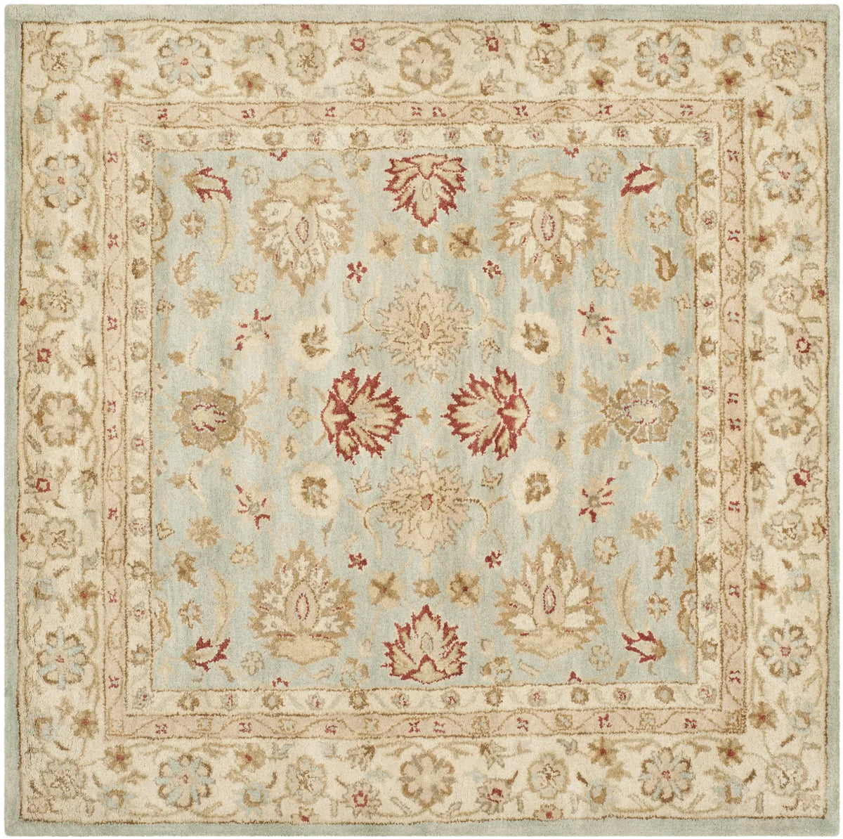 Safavieh Antiquity 6'-0" x 6'-0" Rug in Grey Blue / Beige