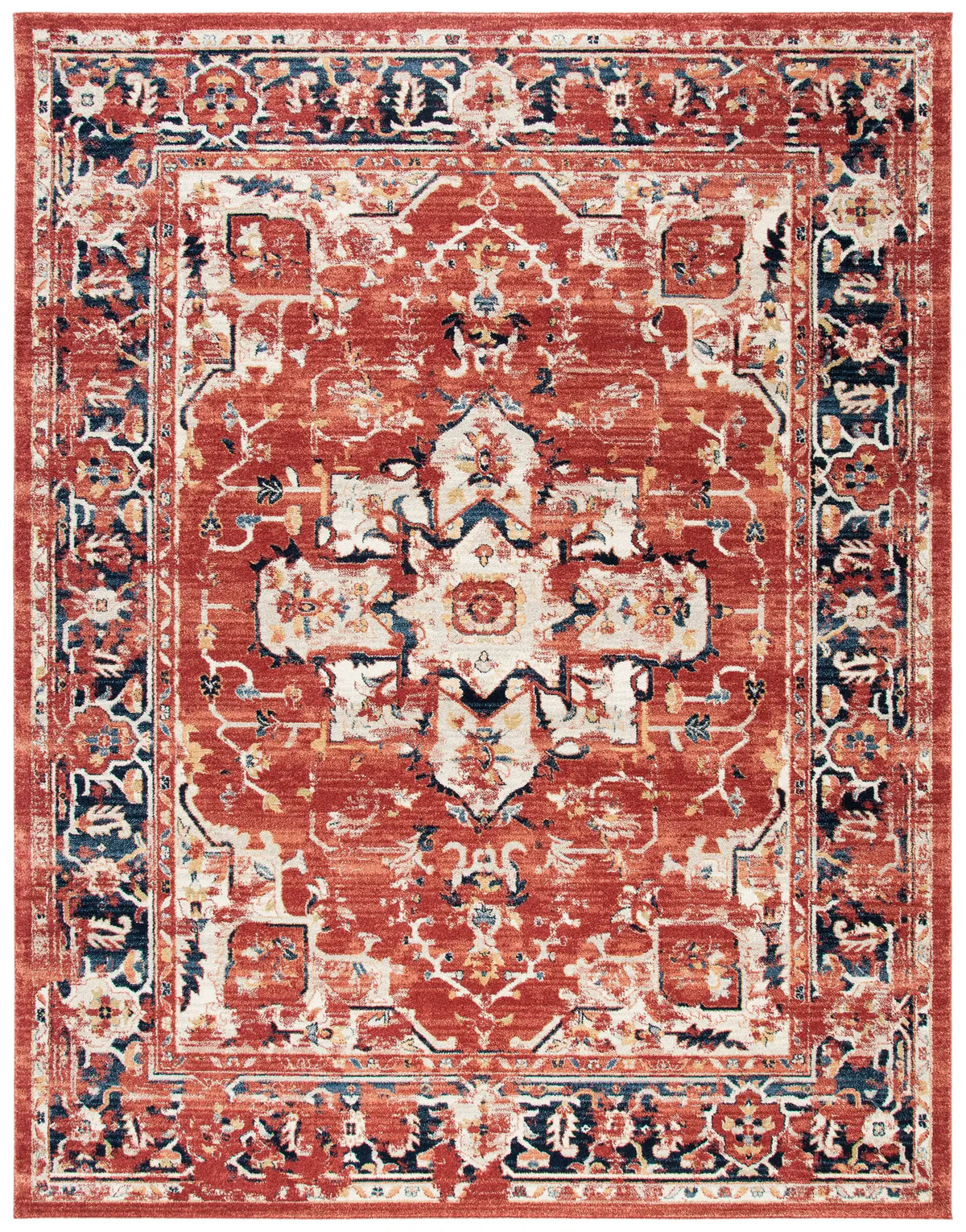 Safavieh Charleston 10'-0" x 14'-0" Rug in Red / Ivory