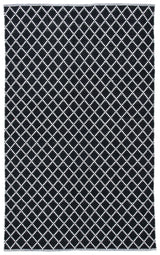 Safavieh Montauk 4'-0" x 6'-0" Rug in Black / Ivory