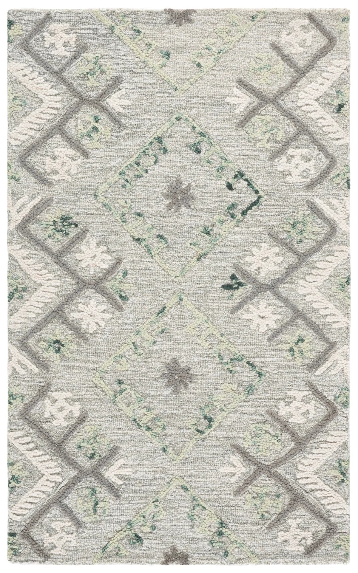 Safavieh Ebony 3'-0" x 5'-0" Rug in Ivory / Grey