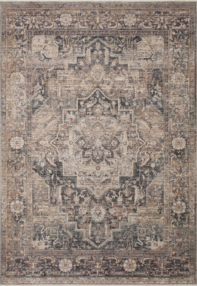 Loloi Lyra Lyr-06 Denim/Sand Rug - main flat