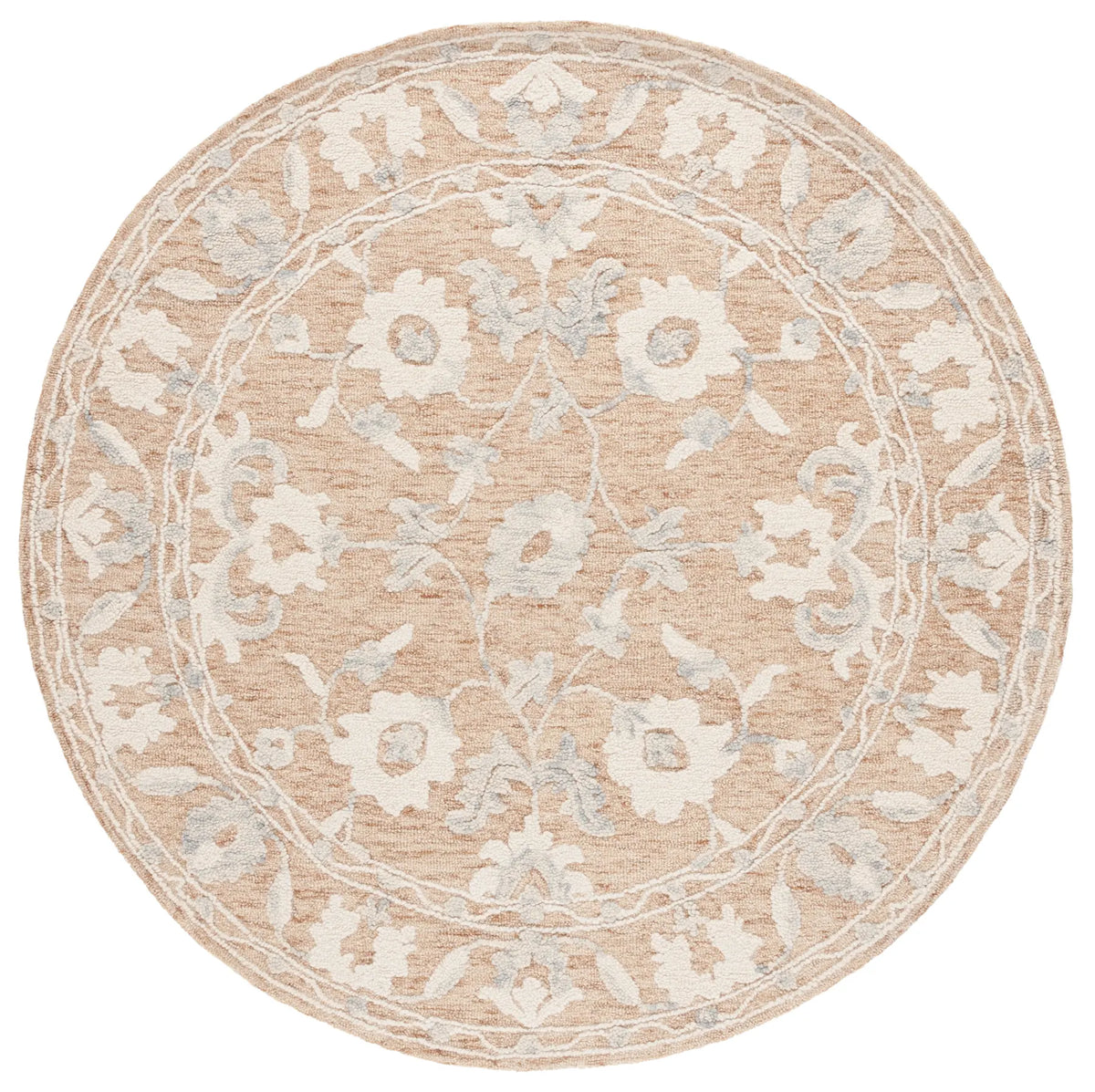 Safavieh Marquee 6'-0" x 6'-0" Rug in Rust / Blue