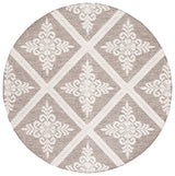 Safavieh Vermont 6'-0" x 6'-0" Rug in Ivory / Brown