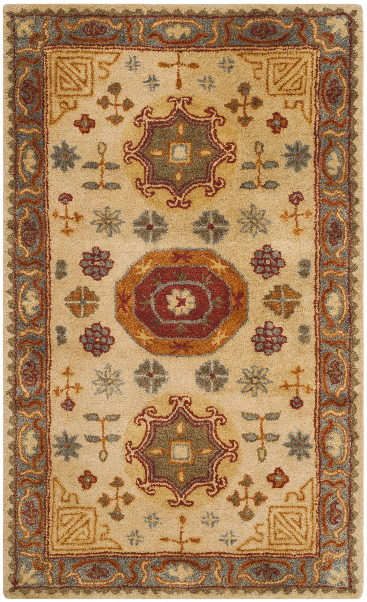 Safavieh Heritage 3'-0" x 5'-0" Rug in Beige / Multi