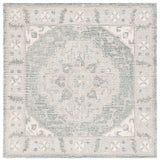 Safavieh Metro 6'-0" x 6'-0" Rug in Light Grey / Ivory
