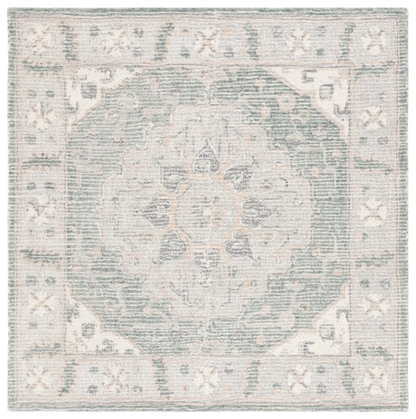 Safavieh Metro 6'-0" x 6'-0" Rug in Light Grey / Ivory