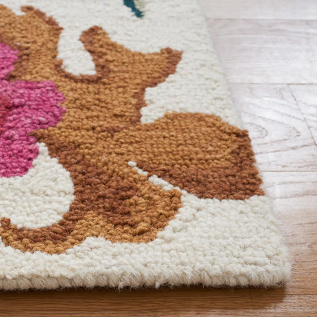 Safavieh Jardin 8'-0" x 10'-0" Rug in Ivory / Pink