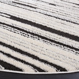 Safavieh Melody 6'-7" x 6'-7" Rug in Ivory / Black