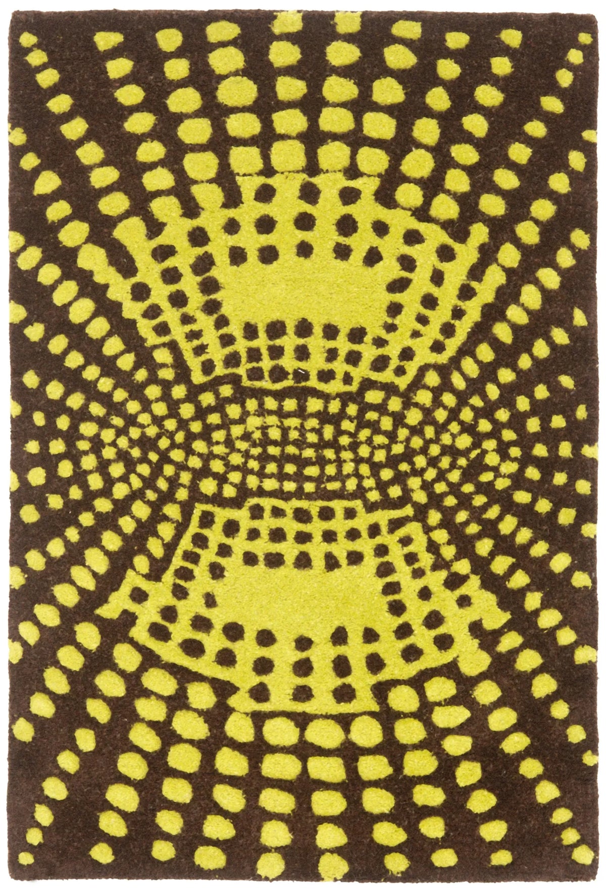 Safavieh Soho 2'-0" x 3'-0" Rug in Brown / Green