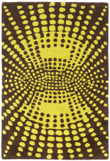 Safavieh Soho 2'-0" x 3'-0" Rug in Brown / Green