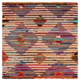 Safavieh Nantucket 4'-0" x 4'-0" Rug in Beige / Blue