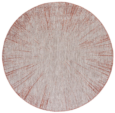 Safavieh Courtyard 6'-7" x 6'-7" Rug in Beige / Red