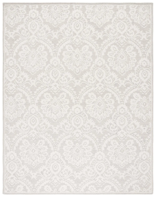 Safavieh Blossom 10'-0" x 14'-0" Rug in Silver / Ivory