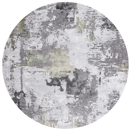 Safavieh Craft 5'-3" x 5'-3" Rug in Grey / Green