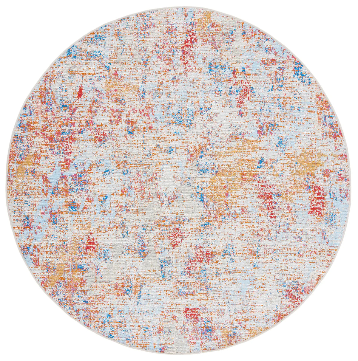 Safavieh Summer 6'-7" x 6'-7" Rug in Ivory / Light Blue
