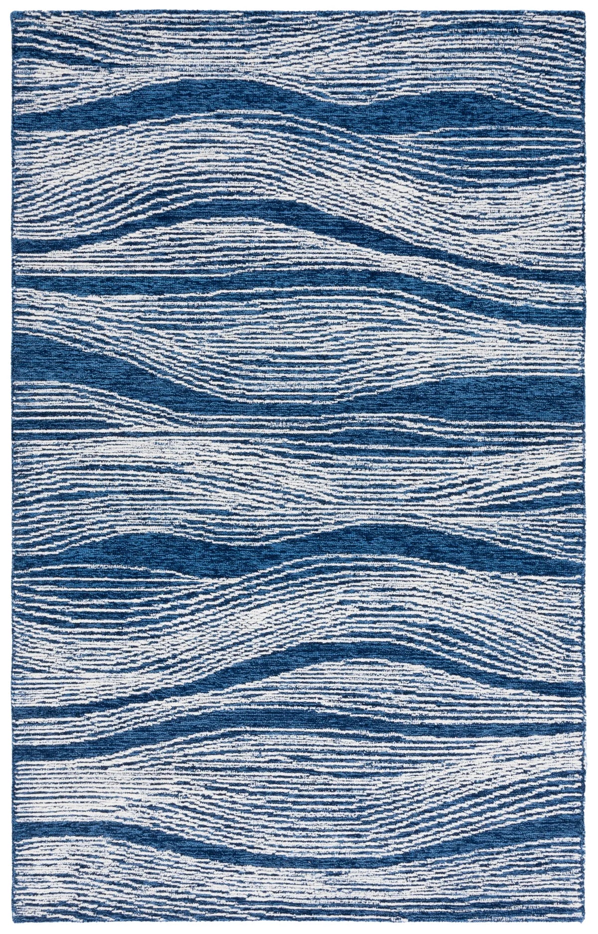 Safavieh Metro 4'-0" x 6'-0" Rug in Navy / Ivory