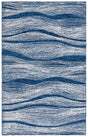 Safavieh Metro 4'-0" x 6'-0" Rug in Navy / Ivory