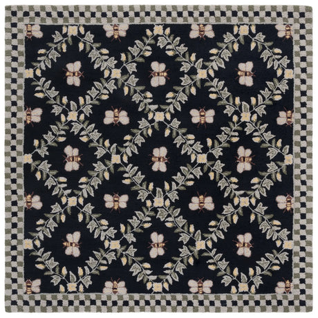 Safavieh Chelsea 5'-6" x 5'-6" Rug in Black