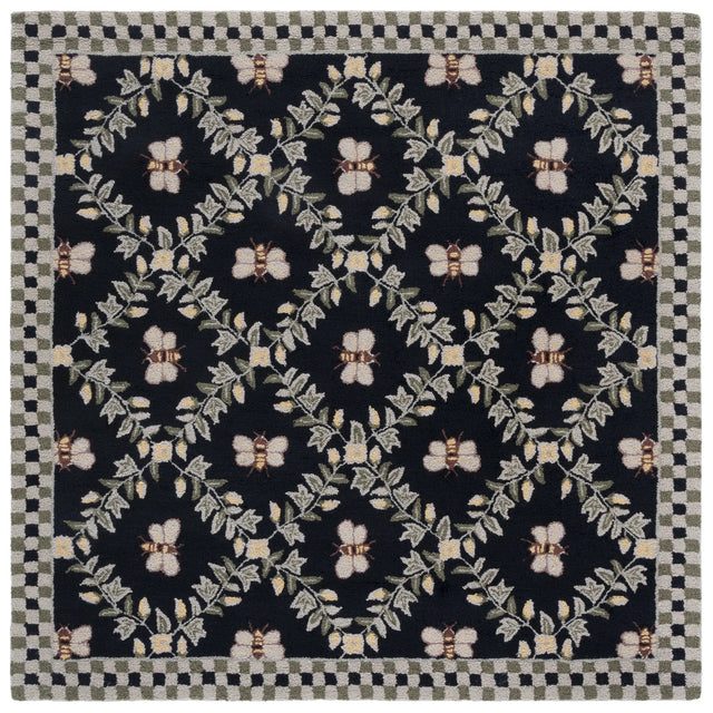 Safavieh Chelsea 5'-6" x 5'-6" Rug in Black