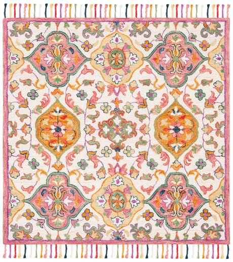 Safavieh Blossom 6'-0" x 6'-0" Rug in Ivory / Multi