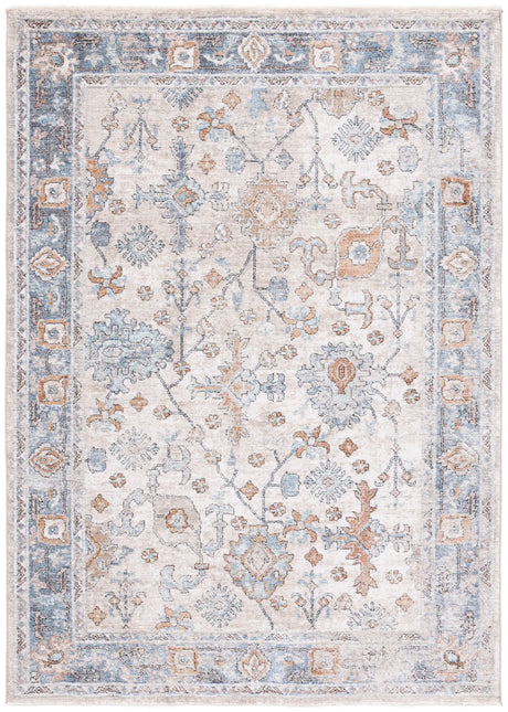 Safavieh Jasmine 4'-5" x 6'-5" Rug in Ivory / Blue