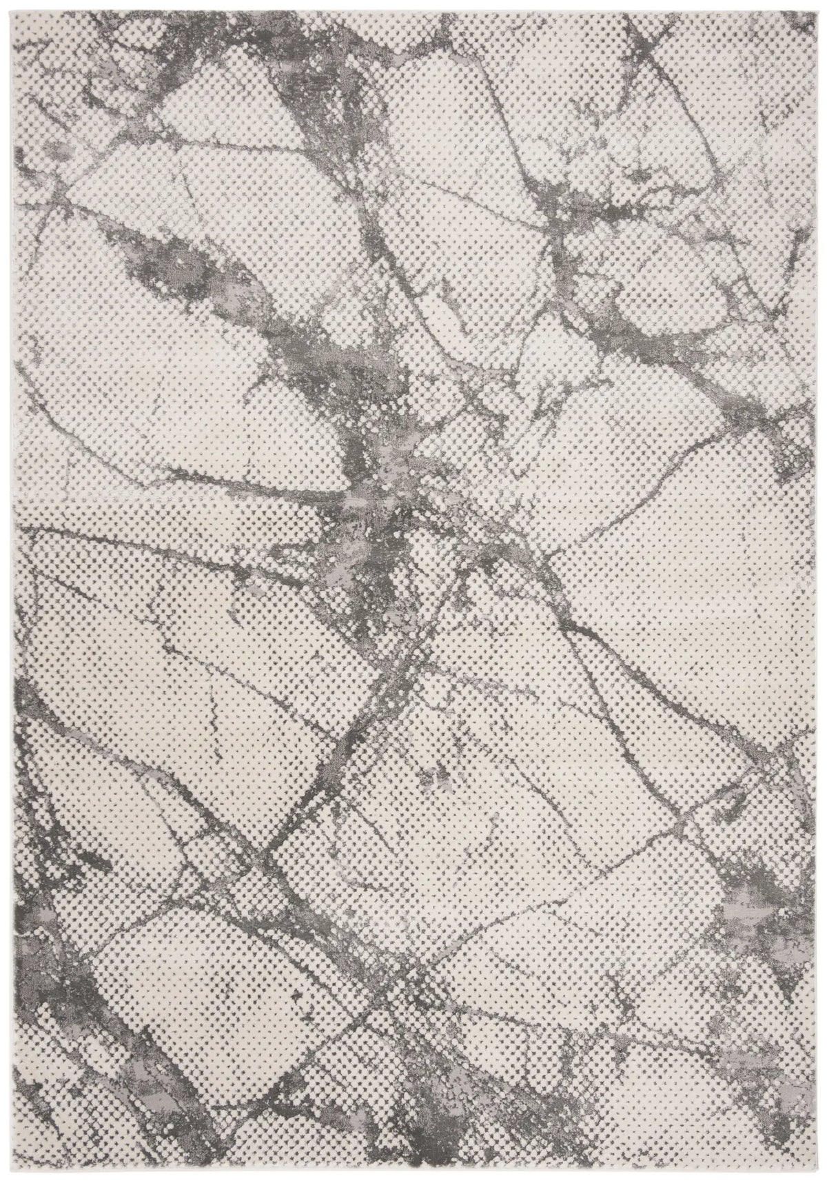 Safavieh Lurex 100 4'-0" x 6'-0" Rug in Ivory / Grey