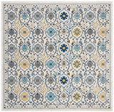 Safavieh Evoke 6'-7" x 6'-7" Rug in Ivory / Blue