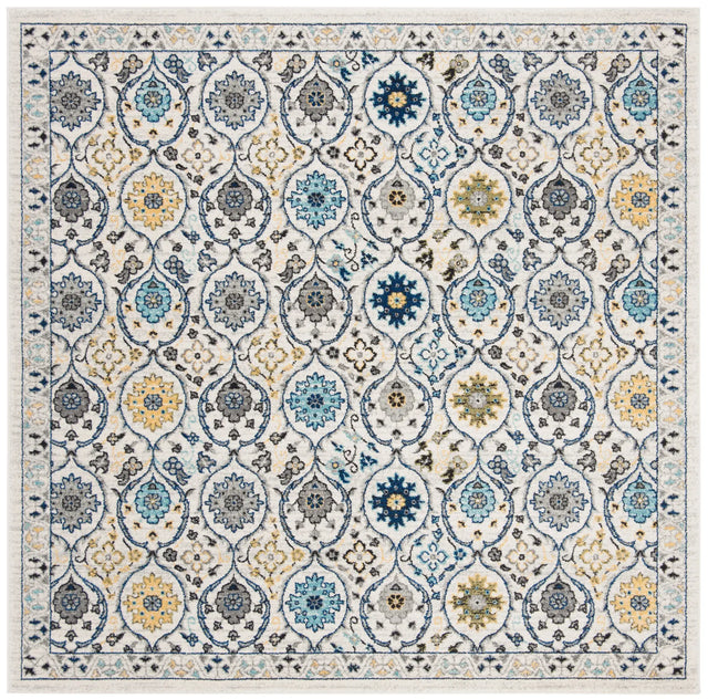 Safavieh Evoke 6'-7" x 6'-7" Rug in Ivory / Blue