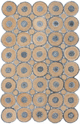 Safavieh Cape Cod 4'-0" x 6'-0" Rug in Blue / Natural