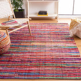 Safavieh Rag Rug 4'-0" x 6'-0" Rug in Red / Multi