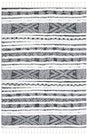 Safavieh Moroccan Tassel Shag 4'-0" x 6'-0" Rug in Black / Ivory