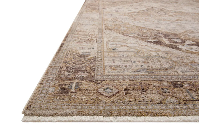 Loloi Lyra Lyr-07 Natural/Mocha Rug - rug corner