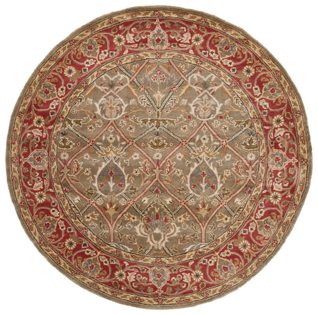 Safavieh Persian Legend 6'-0" x 6'-0" Rug in Light Green / Rust