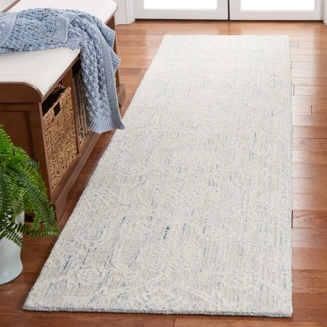Safavieh Ebony 2'-3" x 9'-0" Rug in Teal / Ivory