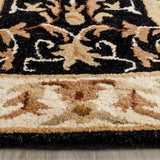 Safavieh Empire 2'-6" x 10'-0" Rug in Black / Ivory