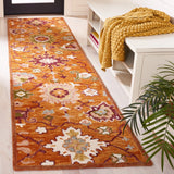 Safavieh Aspen 2'-3" x 11'-0" Rug in Rust / Green