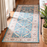 Safavieh Saffron 2'-3" x 8'-0" Rug in Navy / Creme