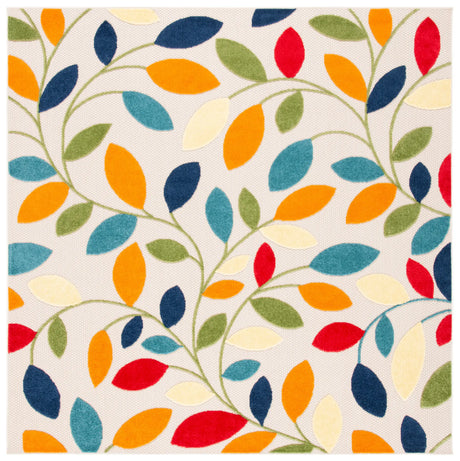 Safavieh Cabana 6'-7" x 6'-7" Rug in Ivory / Green