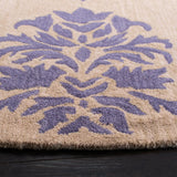 Safavieh Wyndham 7'-0" x 7'-0" Rug in Beige / Lavander