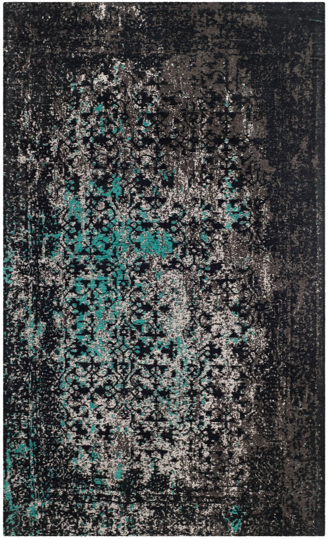 Safavieh Classic Vintage 3'-0" x 5'-0" Rug in Navy / Teal